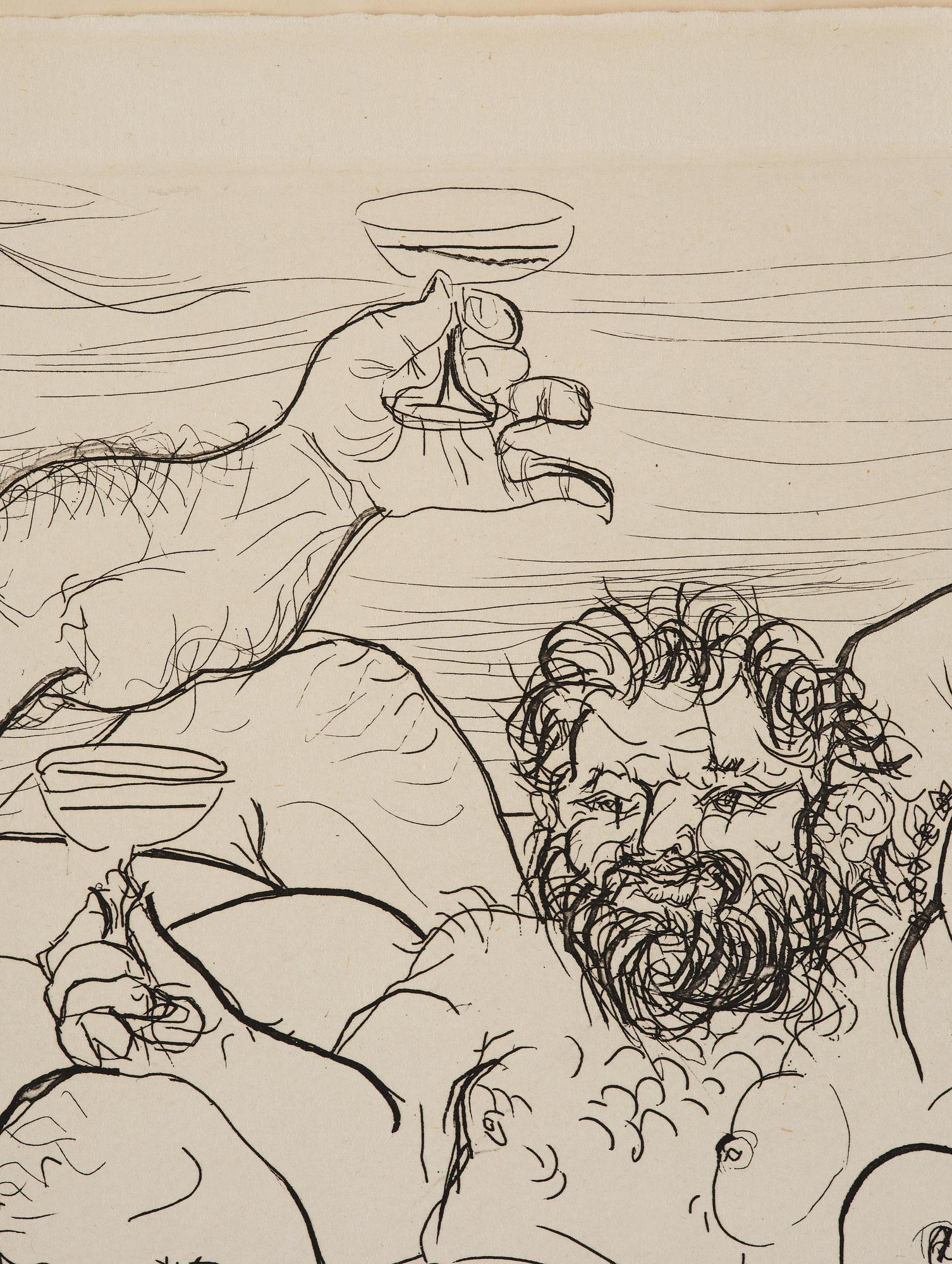 Pablo Picasso, "Scène bacchique au Minotaure".