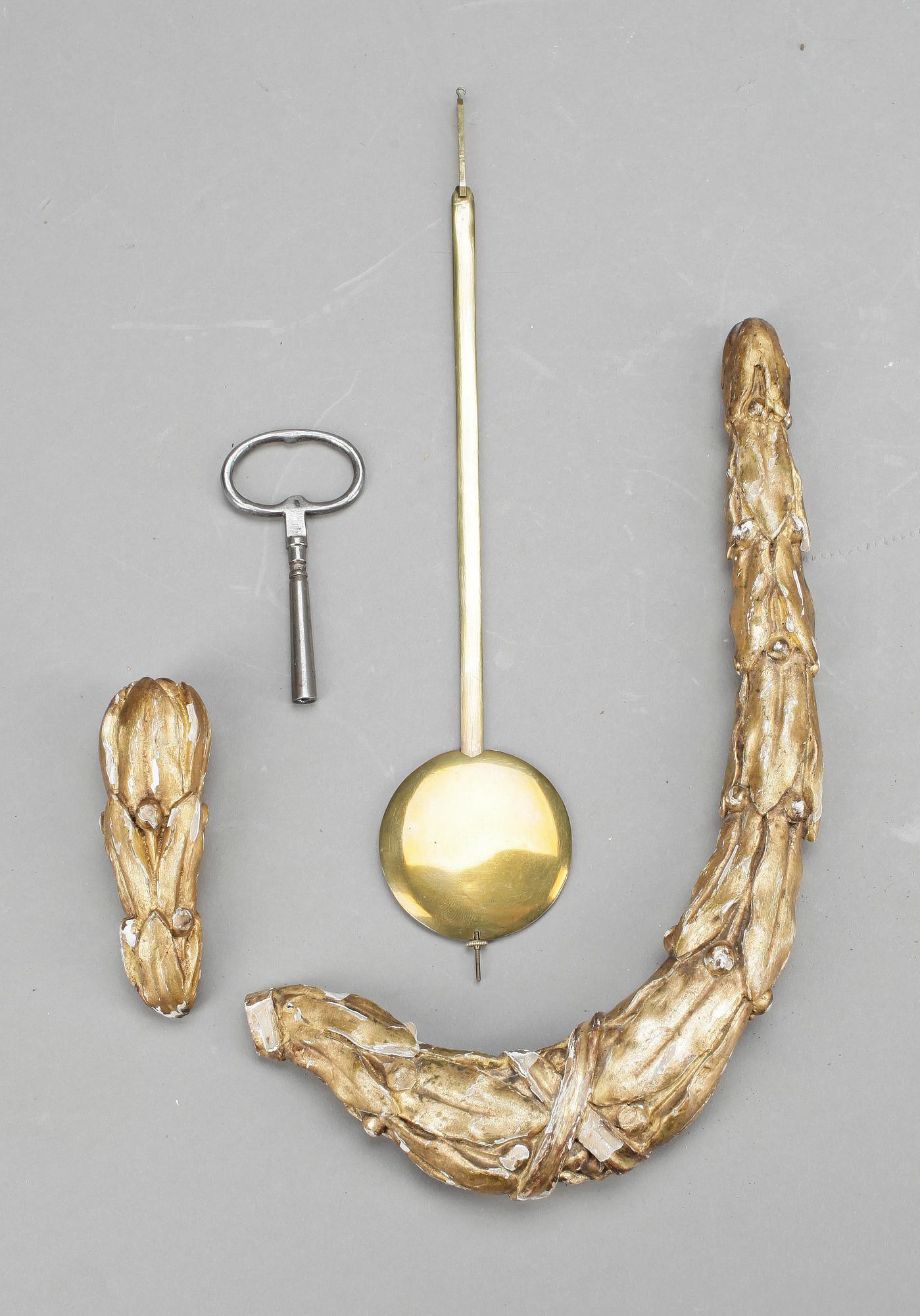 VÄGGPENDYL, gustaviansk, urtavla märkt Hans Wessman, urmakare i Stockholm 1787-1805.