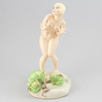 Helen König Scavini, a "Marianna" ceramic figurine, model no 39, Italy, probably 1930's.