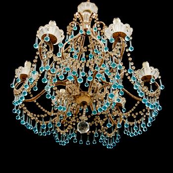 TAKLAMPA, Italien, enligt uppgift inköpt på Firma Svenskt Tenn Stockholm. Höjd ca 66 cm.