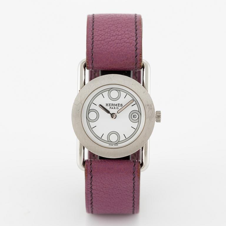 Hermès, "Barenia Rondo", armbandsur, 28 mm.