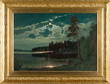 Wille Salonen, Moonlit landscape.