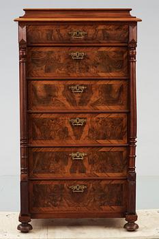 HERRBYRÅ, nyrenässans, sent 1800-tal.