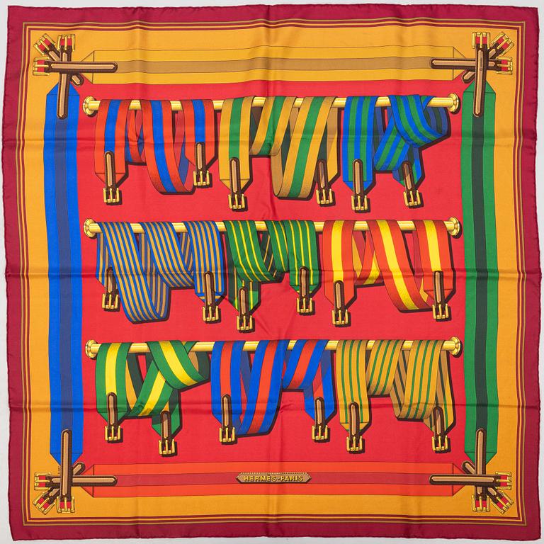 Hermès, scarf, "Sangles".