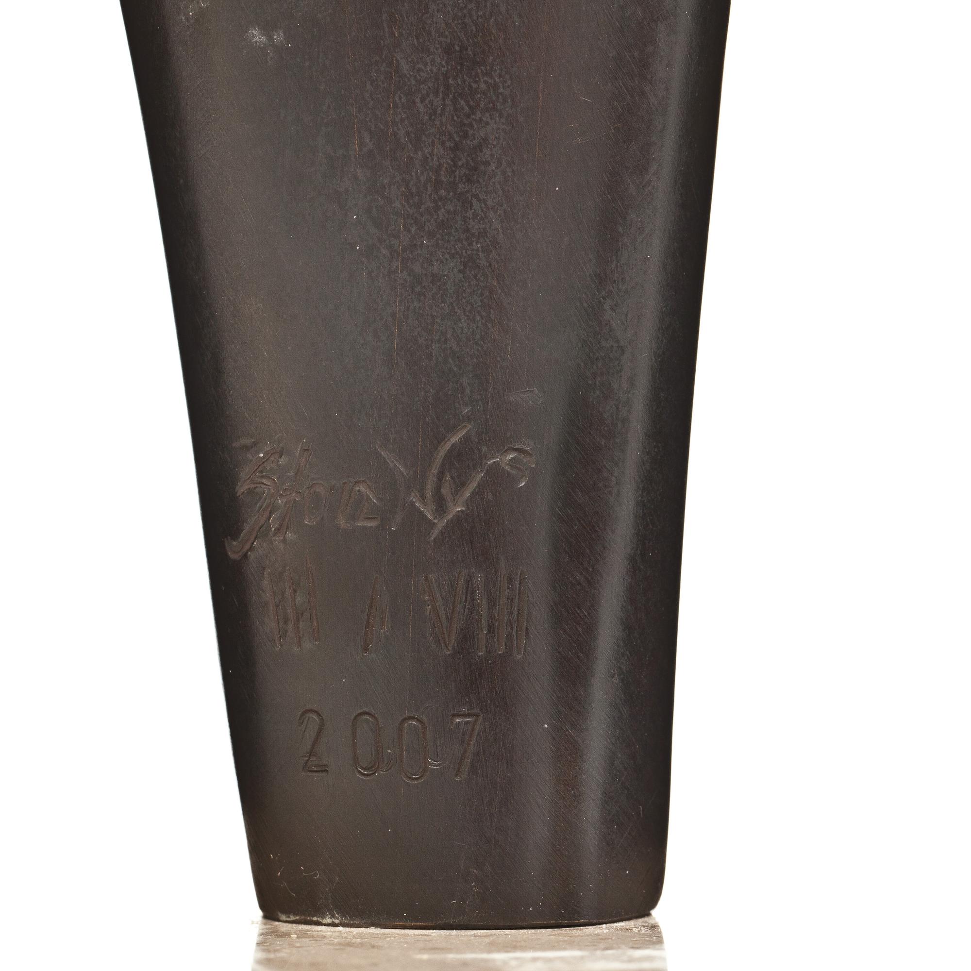 STAN WYS, skulptur, brons sign, numr III/VIII o dat 2007.