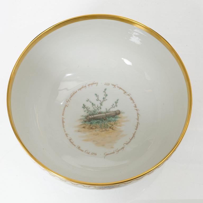 Royal Copenhagen, punch bowl, porcelain, 1976.