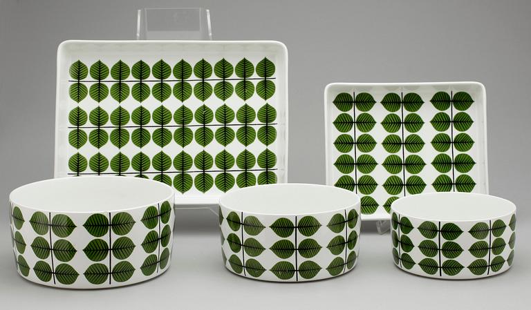 MATSERVIS, 20 delar, porslin, Berså, Stig Lindberg, Gustavsberg.