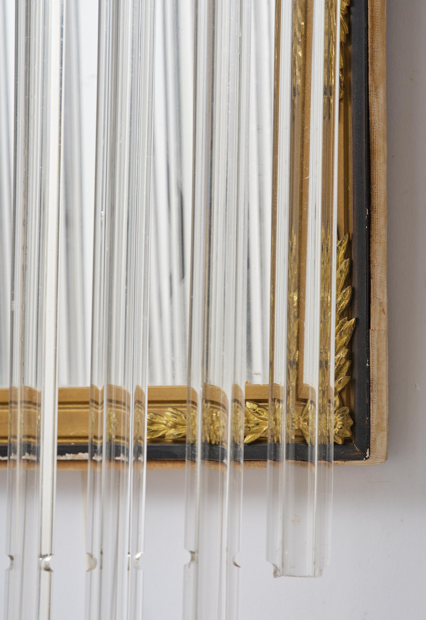 A pair of mirror sconces, 1910's/20's.