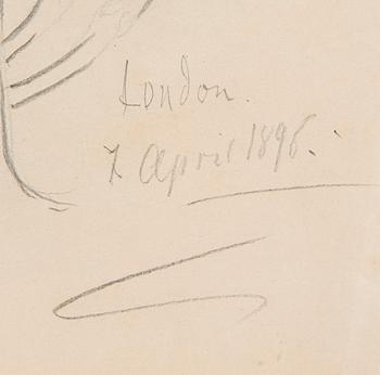 Hugo Simberg, Sketch for "Autumn".