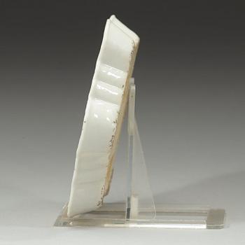 A European subject spoon tray, Qing dynasty, Qianlong (1736-95).