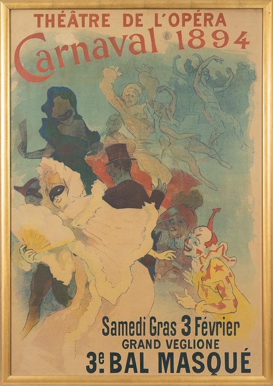 Jules Chéret, litografisk affisch, Chaix, Paris, Frankrike, 1894.