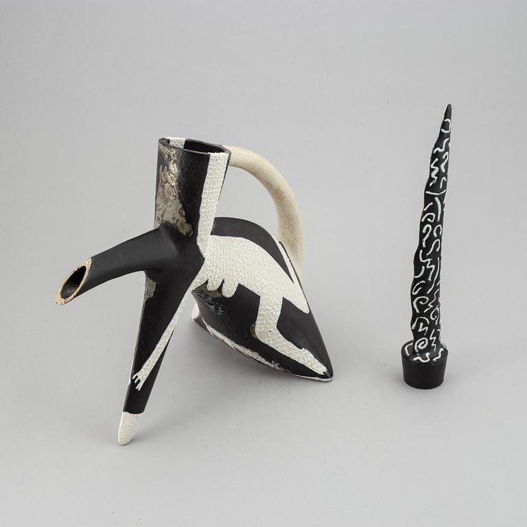 SERGEI ISUPOV, a stoneware pitcher / object "Succé (Success), 1990.