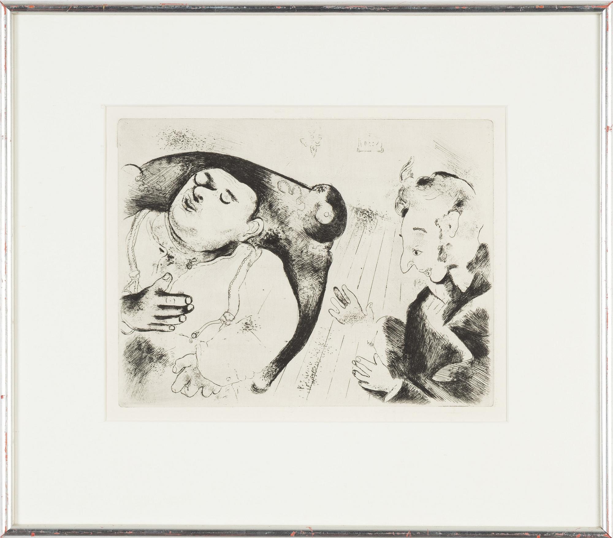 Marc Chagall, etching, signed in the plate.