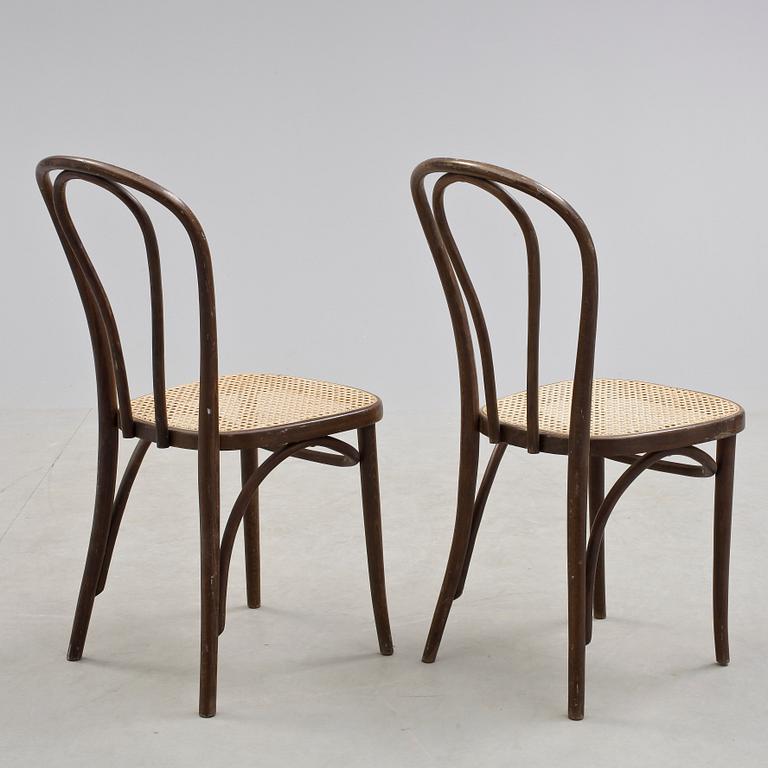 STOLAR, ett par, Thonet-typ, 1900-talets början.