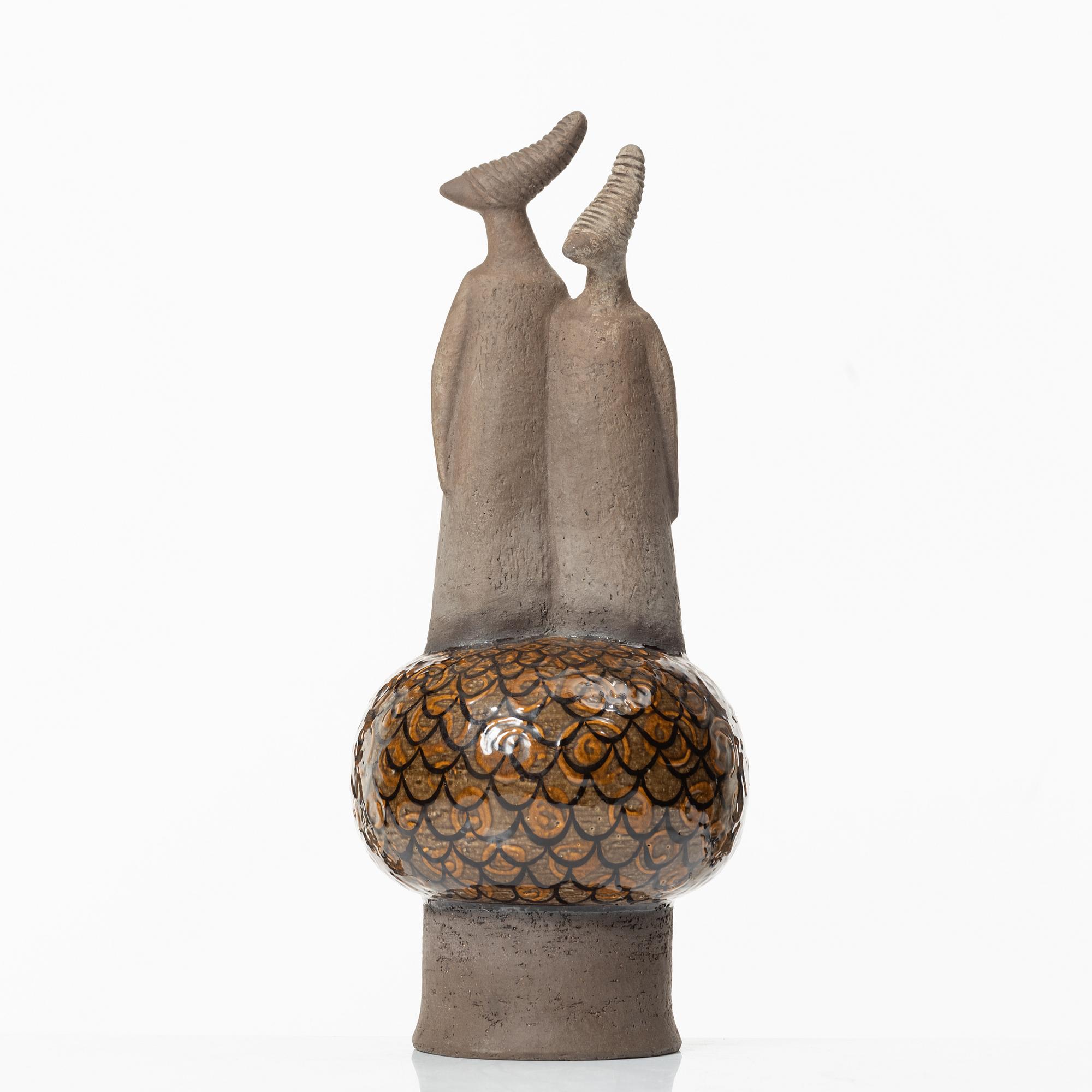 Olle Alberius, a stoneware figurine, Rörstrand, 1960-70s.
