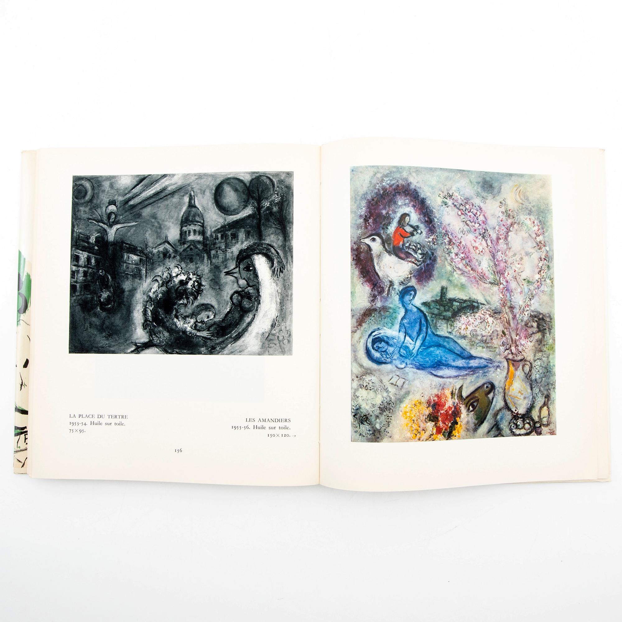 Marc Chagall, Book Jaques Lassaigne, Maeght Éditeur, Paris, 1957, with 15 lithographs.
