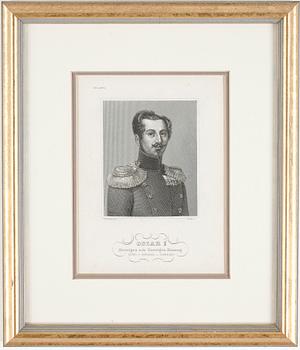 GRAVYRER, 4 st, SVENSKA REGENTER, 1800-tal.