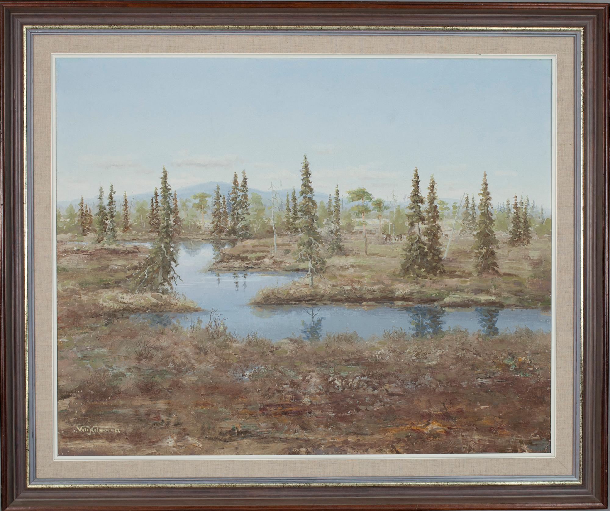 VELI KOLJONEN, olja på duk, sign. och dat.-82.