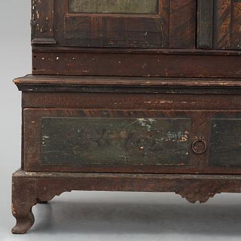 A Swedish cupboard from Värmland, late 18th century.