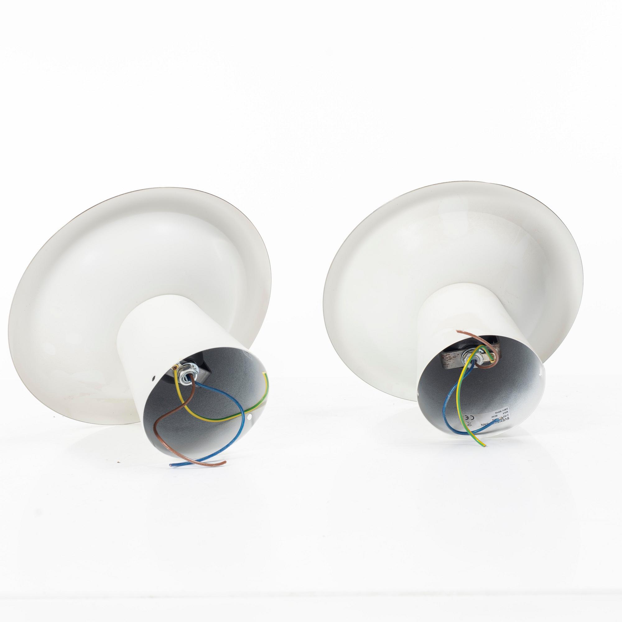 Josef Frank, a pair of ceiling lamps / wall lamps, model 2162, Svenskt Tenn, 2021.