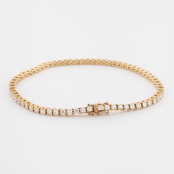ARMBAND, med briljantslipade diamanter, totalt ca 3.10 ct.