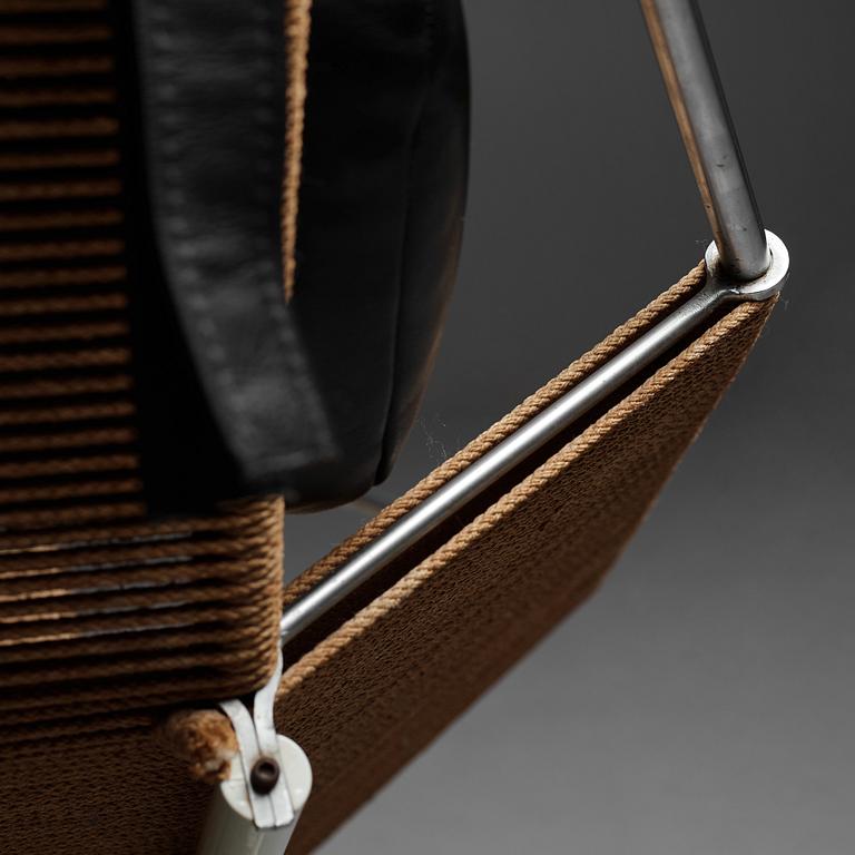 HANS J WEGNER, fåtölj, "Flag Halyard/Snørestolen" modell "GE 225" för Getama, Danmark.