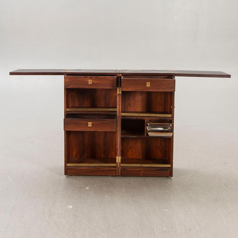 A jacaranda Captains bar from Dyrlund Denmark 1960s.