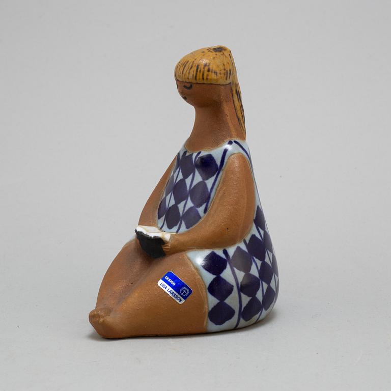 A stoneware figurine, 'Amalia' by Lisa Larson.