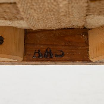 A pair of Swedish rococo chairs, Stockholm, later part 18th century.