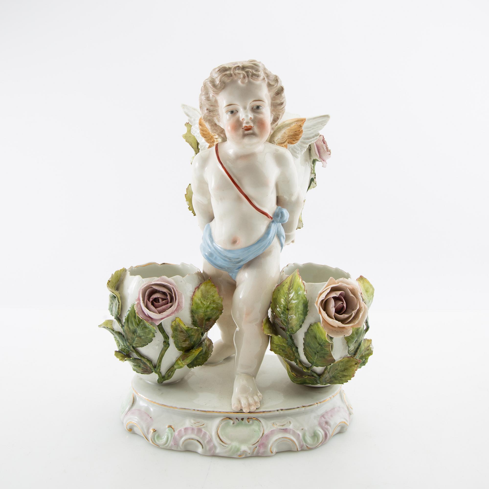 Figurin/Vas Tyskland 1900-talets första hälft porslin.