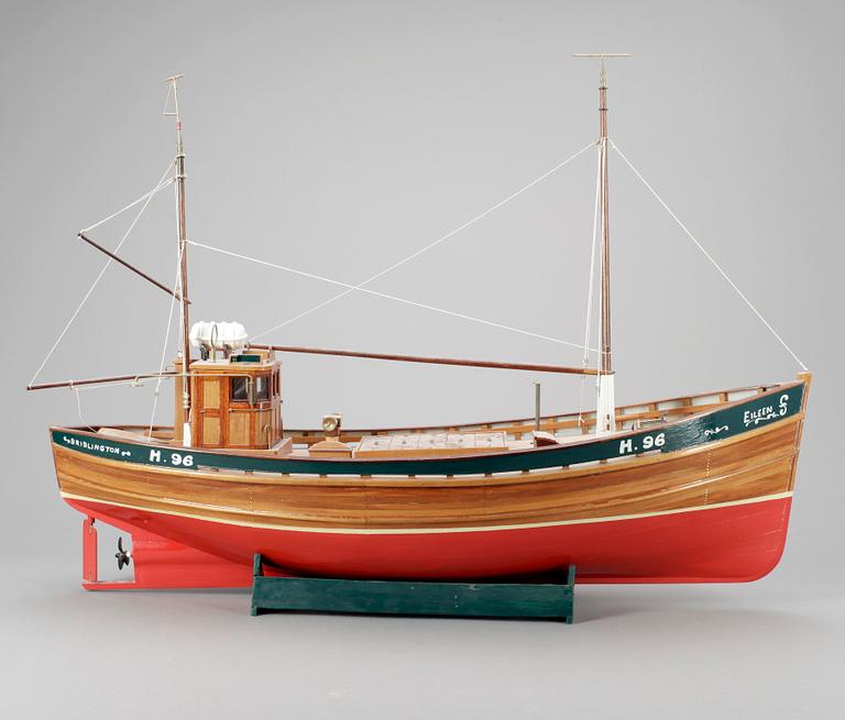 BÅTMODELL, "Eileen", 1900-tal.