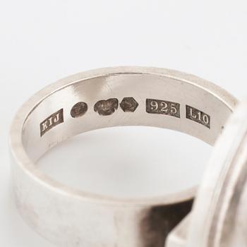 CECILIA JOHANSSON, Göteborg, 1985, ring med mabé pärla.