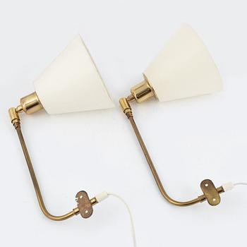 Josef Frank, a pair of wall lamps, model "2226", Firma Svenskt Tenn.