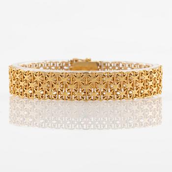 Bracelet, 18K gold, x-link.