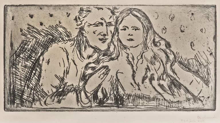 Edvard Munch, "The seducer II" (Forforeren II. Der Verführer II).