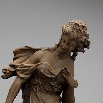 BORDSPENDYL, nyrokoko, Joseph Leja, Stockholm. omkring 1800-talets mitt.
