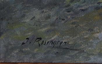 ROSENGREN, JEAN, olja på duk, sign.