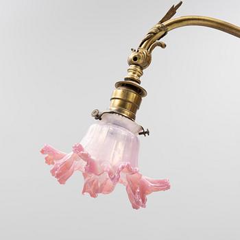 A ceiling lamp, circa 1900.