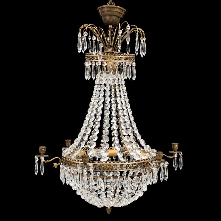 LJUSKRONA, empirestil, 1900-talets andra hälft.