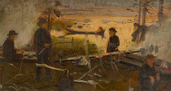 Juho Kyyhkynen, väitetty, Lepotuokio.