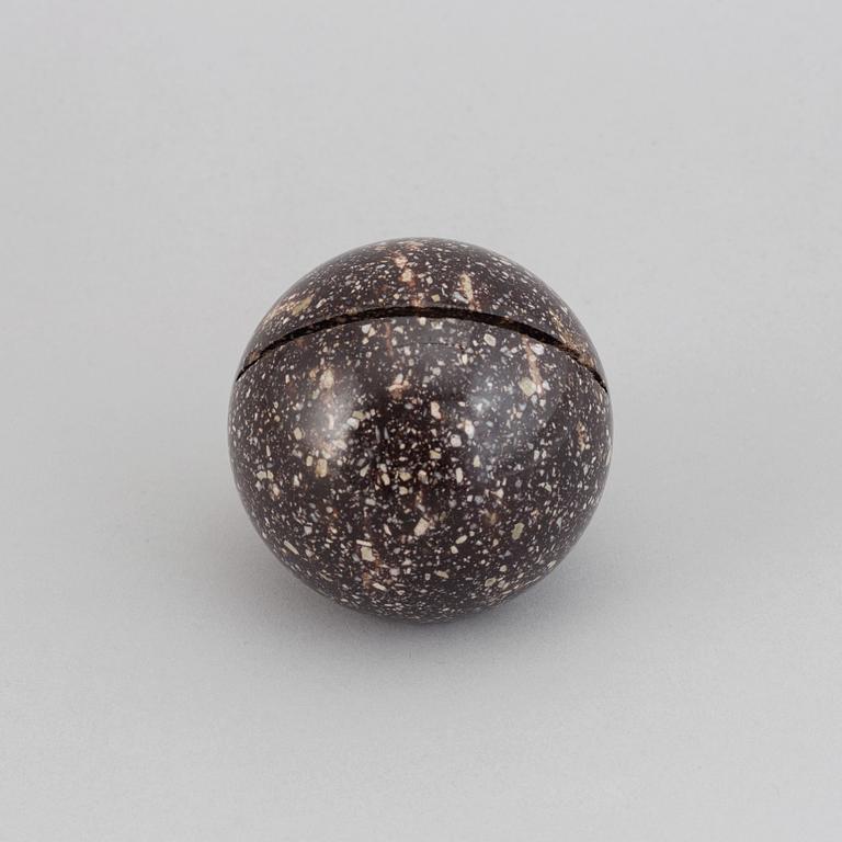 An early 20th century  porphyry paper weight.