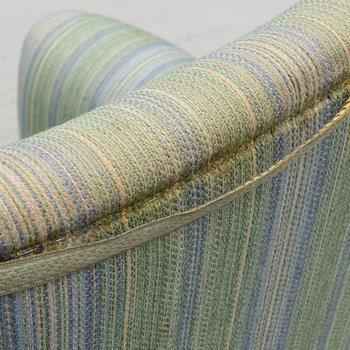 Carl Malmsten, armchair, "Hemmakväll", OH Sjögren, late 20th century.
