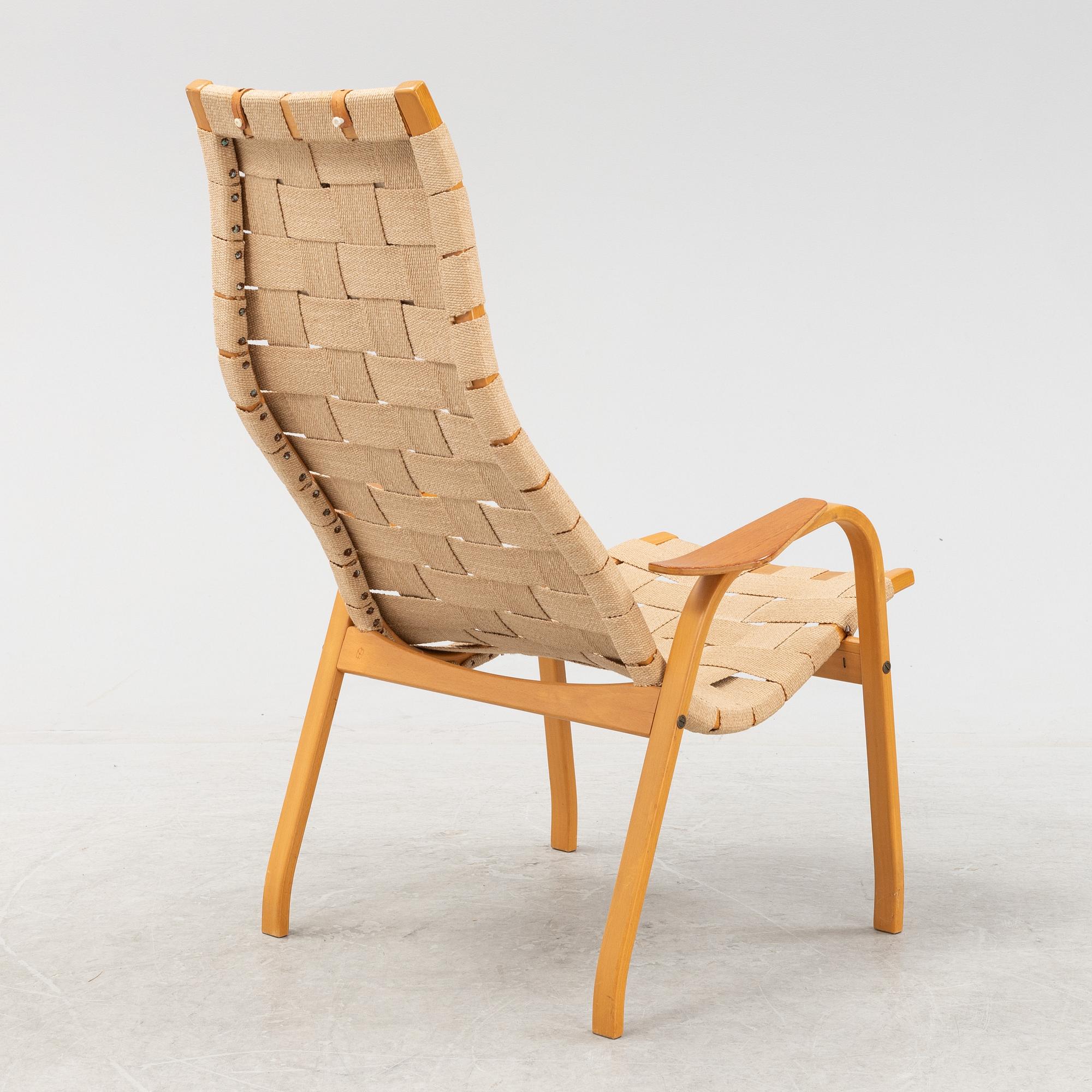 A 'Kurva' easy chair by Yngve Ekström for Swedese, 1950s.