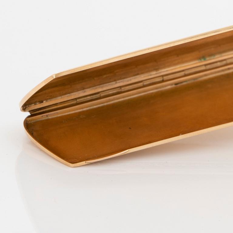 Hübner fodral 14K guld.