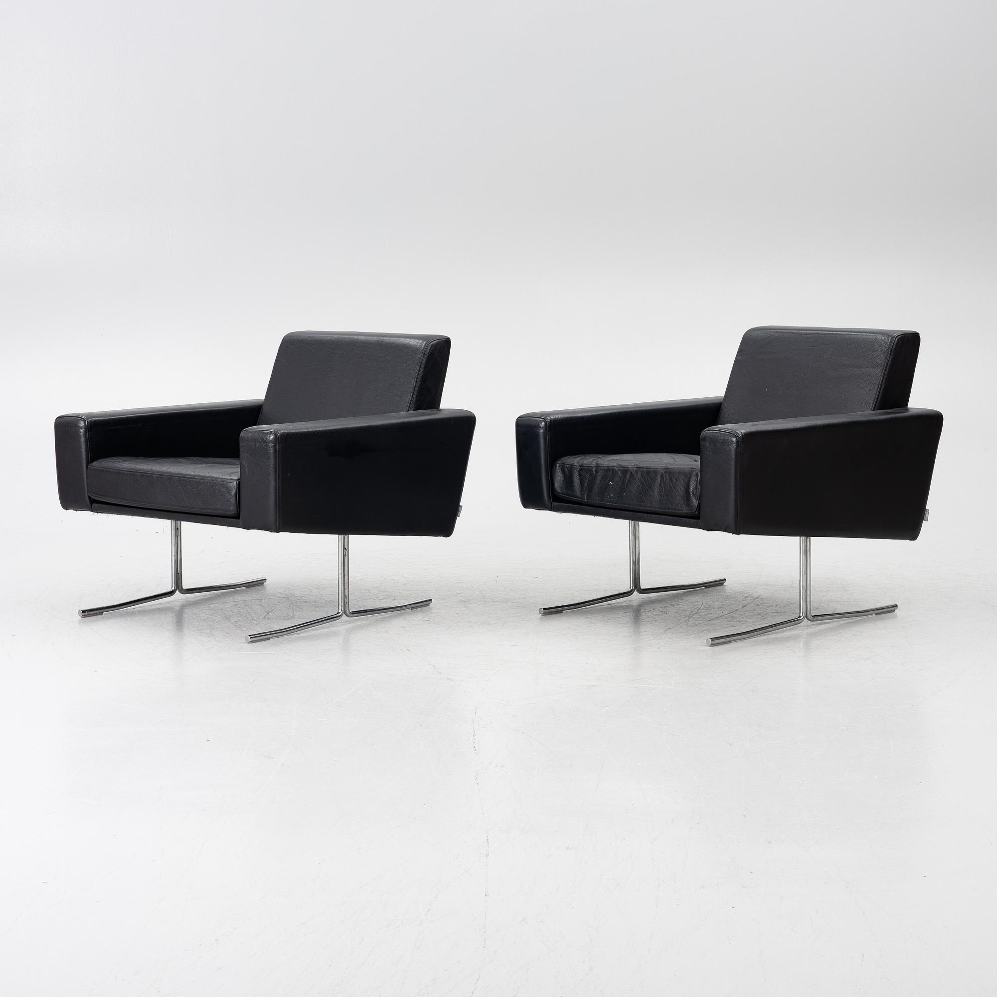 Armchairs, a pair, Danerka, Denmark.