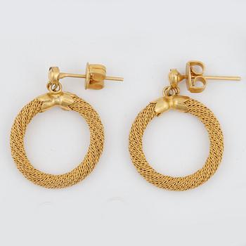 PARTI ÖRHÄNGEN, 6 par, 14 samt 18k guld. Total vikt ca 19 gram.