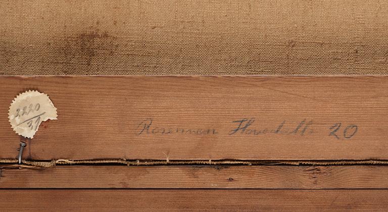 Martinus Rørbye, "Parti af et kapucinerkloster i Rom".