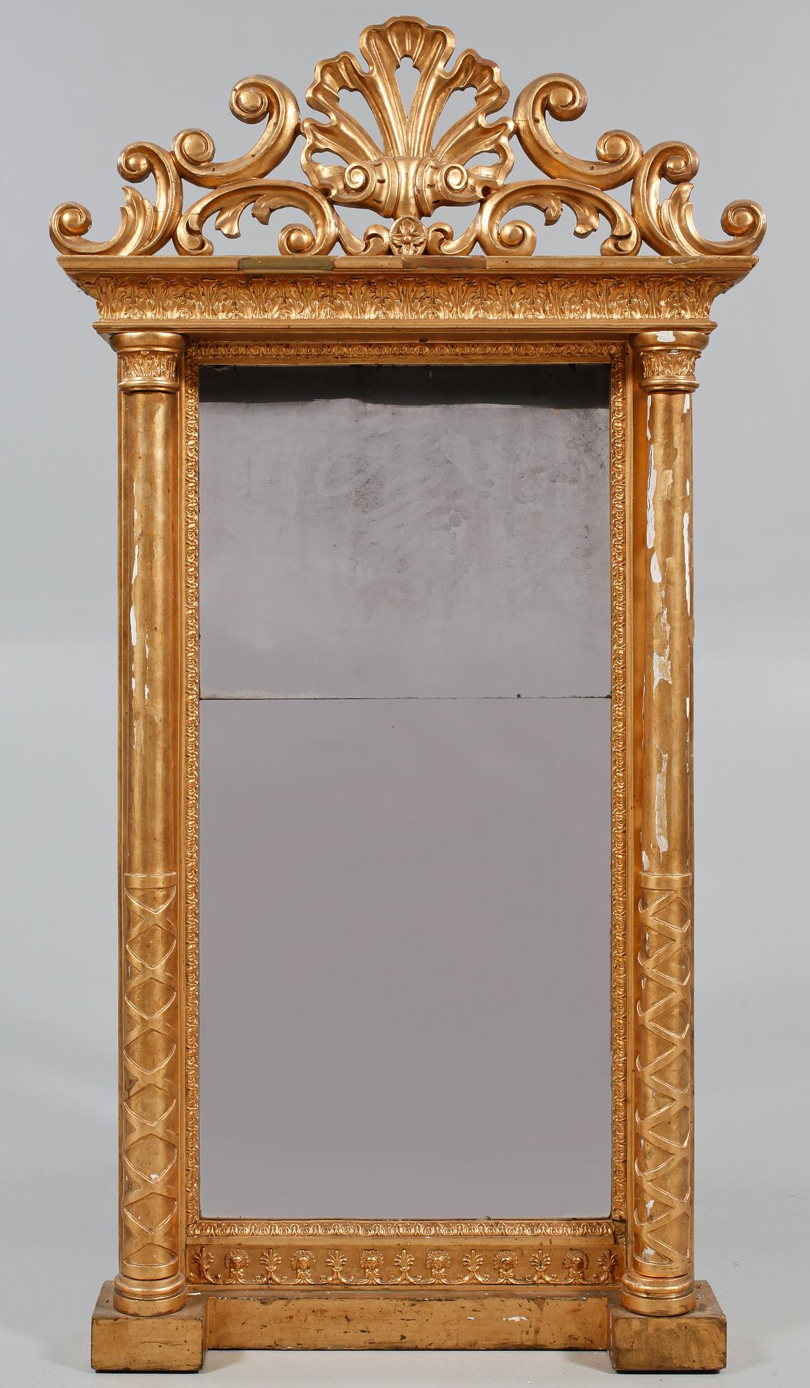 SPEGEL, empire, omkring 1800-talets mitt.