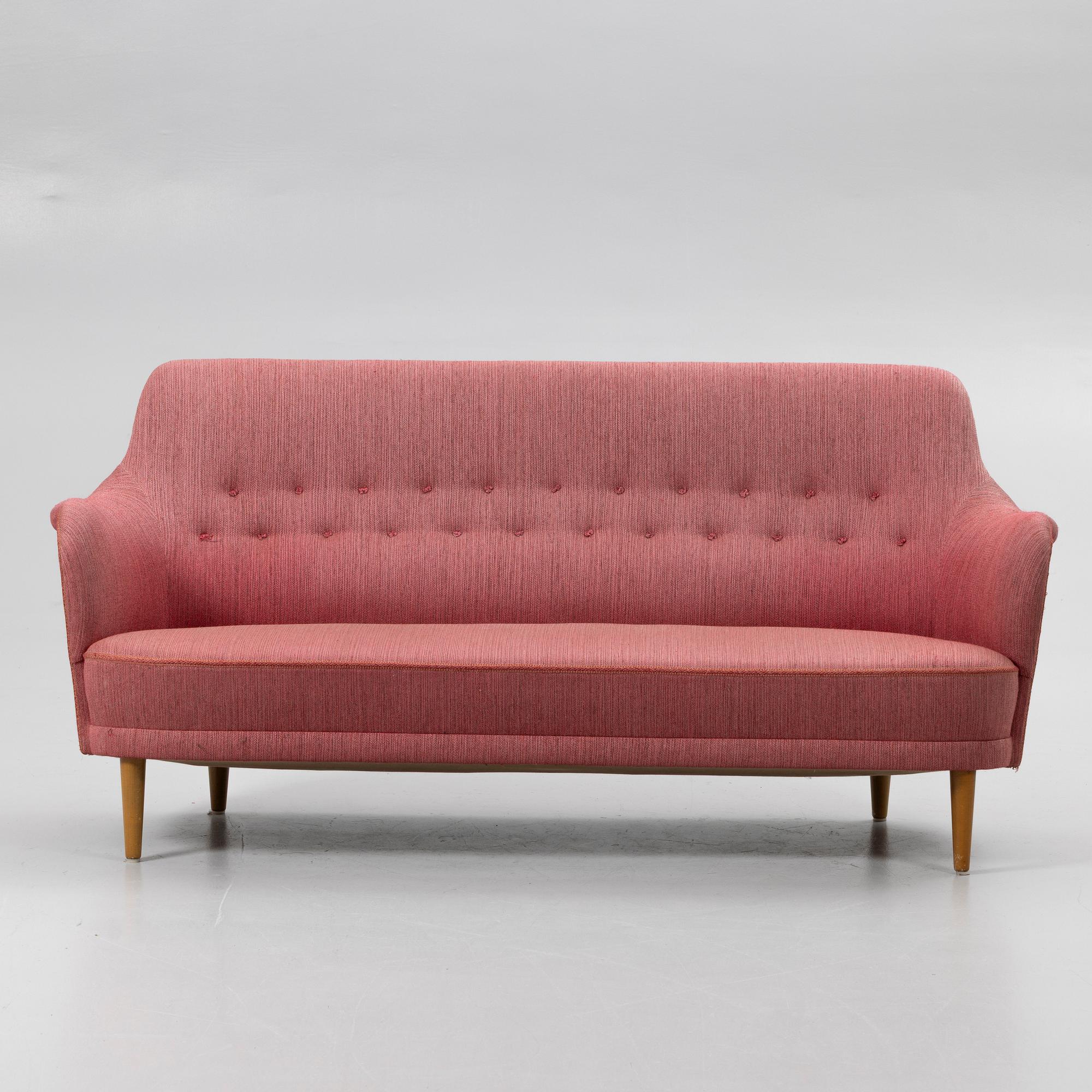 Carl Malmsten, Sofa, “Samsas”, O.H. Sjögren, second half of the 20th century.