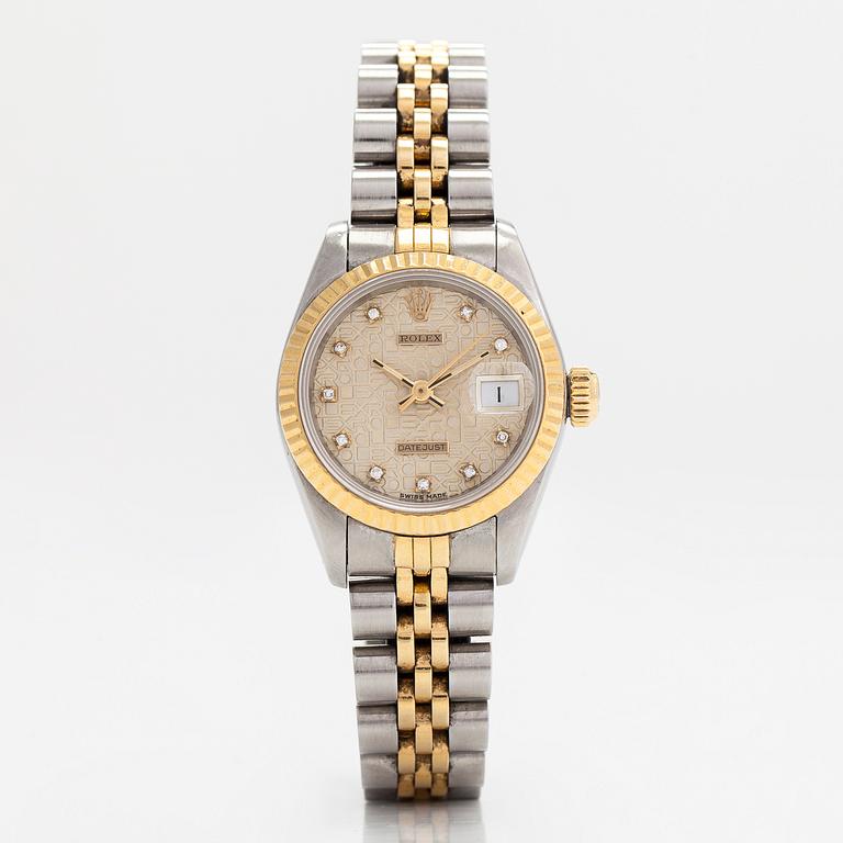 Rolex, Datejust, "Jubilee Diamond Dial", armbandsur, 26 mm.